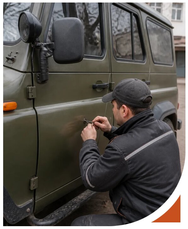 Профессиональное вскрытие автомобиля УАЗ без повреждений в Борзе